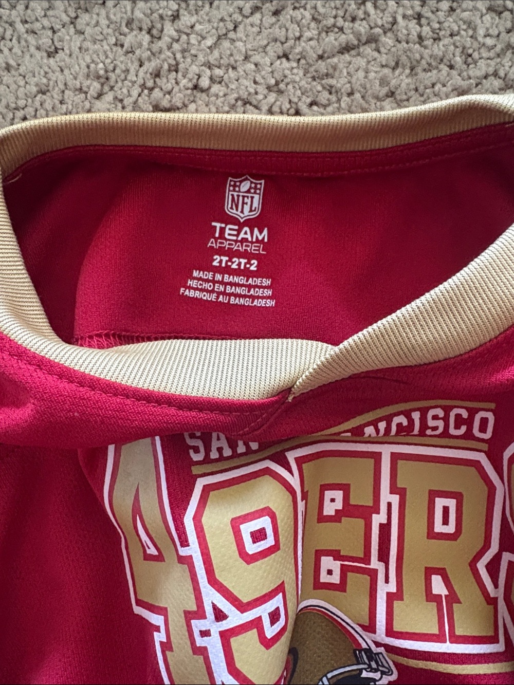 49ers kids shirt - Picture 3 of 3
